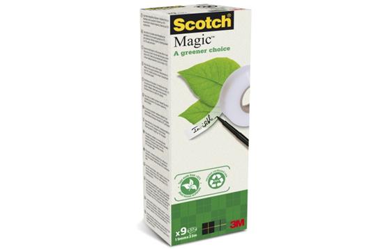 778548 3M 90019339 Tape SCOTCH&#174; Magic 19mmx33m (9) pakke med 9 ruller